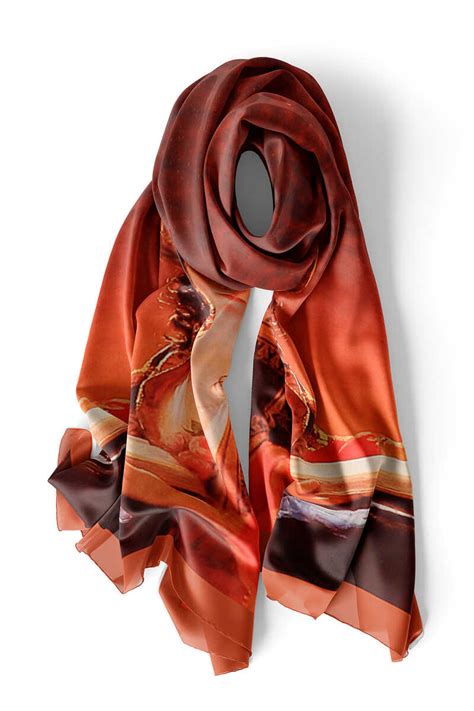 Silk foulard girl 